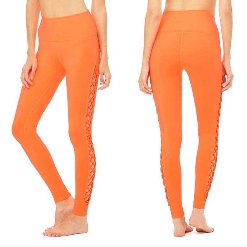 New Alo Yoga Starburst Interlace Leggings size S